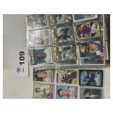 Several pages of baseball cards 70s 80s 90s