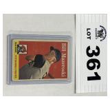 1958 Topps Bill Mazeroski Pittsburgh Pirates #238
