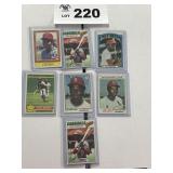 Lou Brock vintage baseball cards 70s