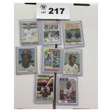 Lou Brock vintage baseball cards 70s 80s