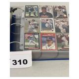 Large Binder Baseball Cards Misc years players