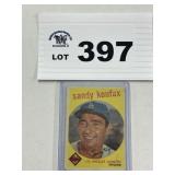 1959 Sandy Koufax Dodgers #163