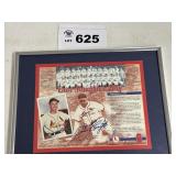 Enos Slaughter Autograph picture COA