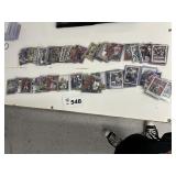 large lot of football cards