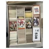 Huge box of football cards
