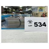 large binder of football cards