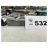 large binder of football cards