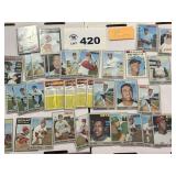 35 1970 1971 topps cards