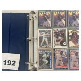 Large Binder Baseball Cards Misc years players