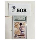 2001 Pacific Decadeï¿½s Best Mark McGwire Graded 9.0