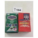 2 boxes of sealed packs Upper Deck and Score