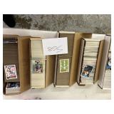 multiple boxes of baseball cards    mixed years