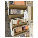 multiple boxes of baseball cards    mixed years