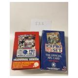 vintage football sealed packs in boxes