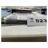 large binder of football cards