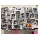 Autographed baseball football hockey cards
