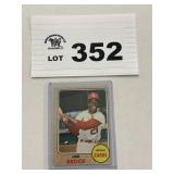 1968 Topps lou Brock Cardinals #520