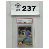 1983 Ozzie Smith Fleer PSA 8 Graded