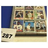 Large Binder Baseball Cards Misc years players