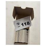 Box with mix of Die Cut cards stars and refractors