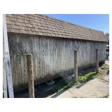 8 x 30 ft Storage shed with 8 x 12ft cooler