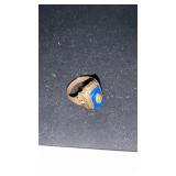 1960 GOLD CLASS RING sz 5-5.5. 18 K