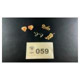 COSTUME JEWELRY, EARRINGS, PINS