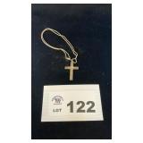 STERLING SILVER CROSS NECKLACE, CHAIN