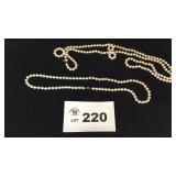 MARVELLD & ANNE KLEIN PEARL NECKLACES