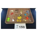 20 PAIRS VINTAGE EARRINGS