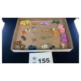 20 PAIRS VINTAGE EARRINGS