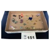 20 PAIRS VINTAGE EARRINGS