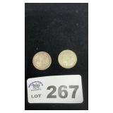 1921 and 1921S MORGAN DOLLARS