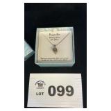 PRAYER BOX STERLING SILVER NECKLACE