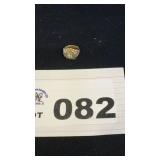 18 K GOLD WOMANS INITIAL RING SZ 5-5.5