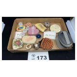 COIN PURSES, TRINKET BOXES