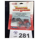 1/64 SCALE ERTL DIE CAST TRACTOR WITH LOADER
