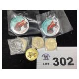 INTERNATIONAL PINS AND COLLECTOR COINS