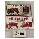 INTERNATIONAL LICENSE PLATES