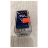50rds  CCI 22WMR HP