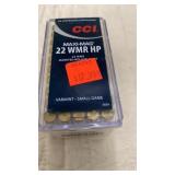 50rds  CCI 22WMR HP