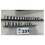 SNAP ON 3/8 SOCKETS, 6 AND 12 POINT