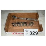 PROTO RATCHET, SNAP ON  6 POINT SOCKETS, 1/2 I