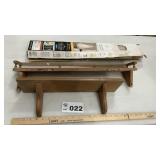 SHELVES, MINI BLINDS