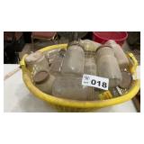 GLASS JARS, COFFEE JARS