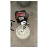 MR HEATER BUDDY PROPANE HEATER W PARTIALLY FULL