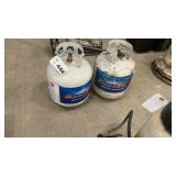 2 EMPTY PROPANE BOTTLES