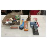 CALCULATORS,HOCKEY PUCK, LINCOLN BANK, KEY CHAINS