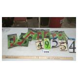 MAILBOX FLAGS, NUMBERS