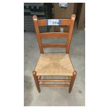 WICKER BACK CHAIR